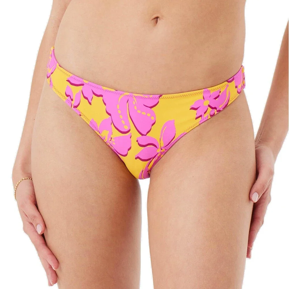 Roxy Women's Standard Reversible Bikini UPF 50+ Quick-Dry Swimsuit Bottoms S NWT
